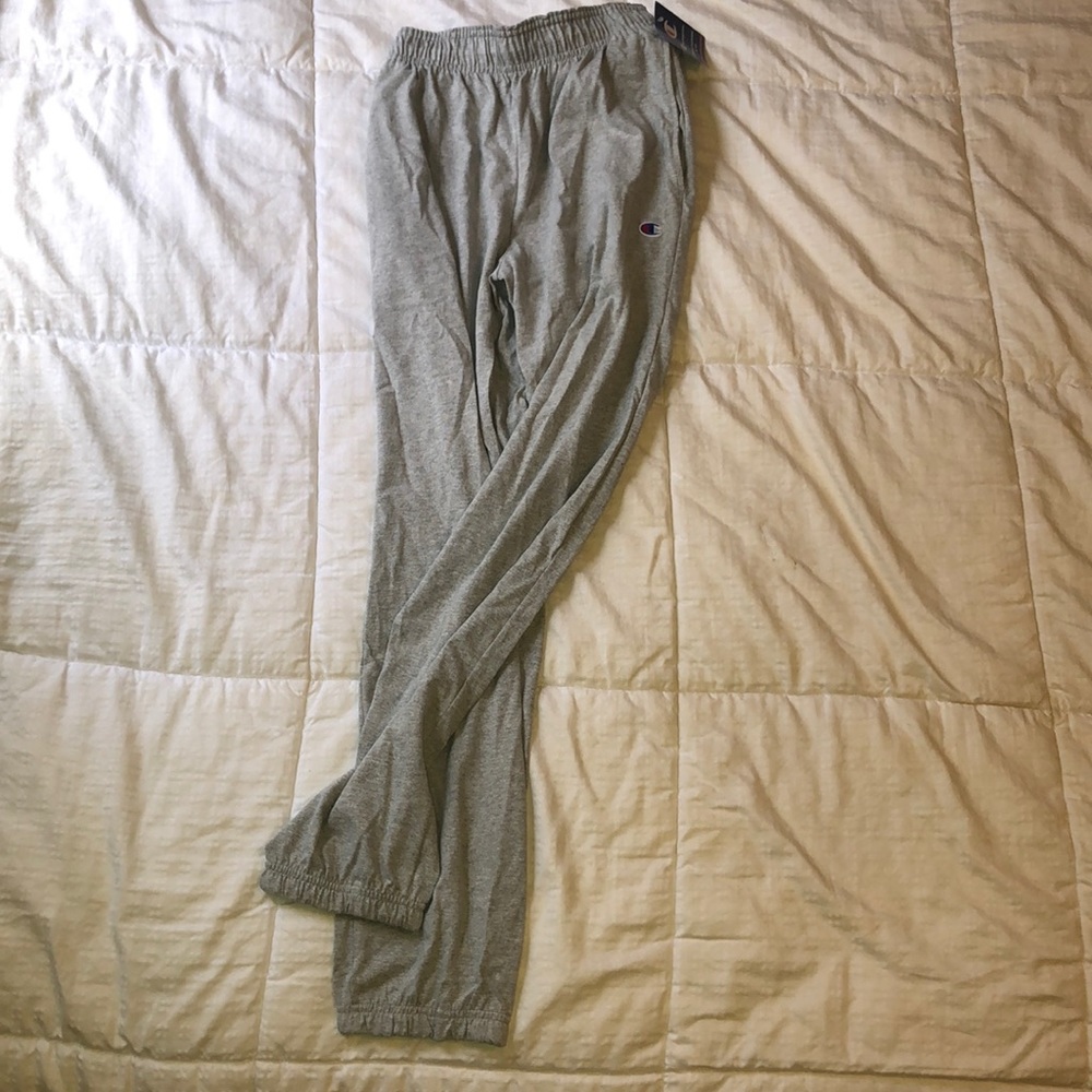 champion grey sweatpants